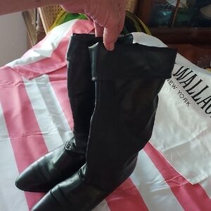 Stylish Black Over the Knee Boots